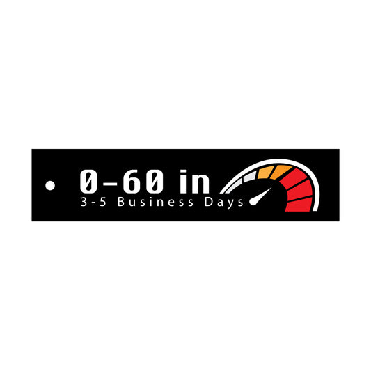 "0-60 Time Trials" Flight Tag