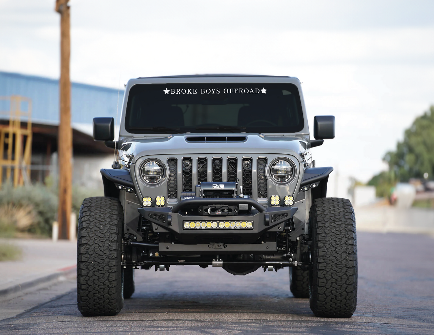 Broke Boys Offroad Windshield Banner (3ft)