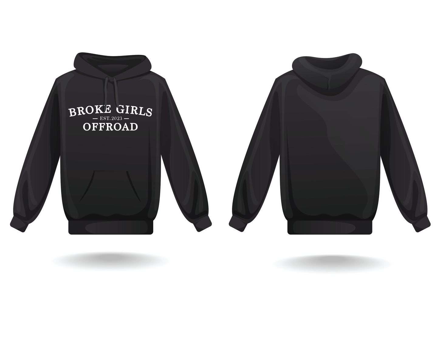 Broke Girls Heritage Logo Hoodie