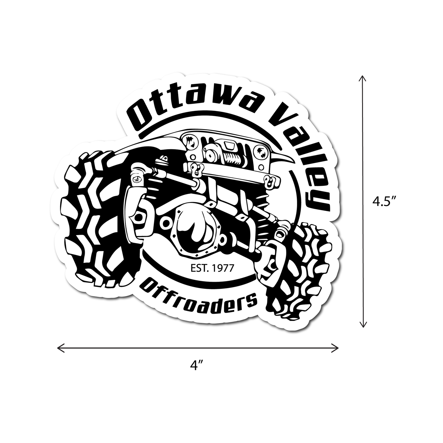 OVO Die Cut Stickers