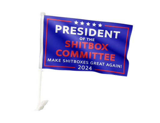 "Shitbox Committee" Lil' Flag