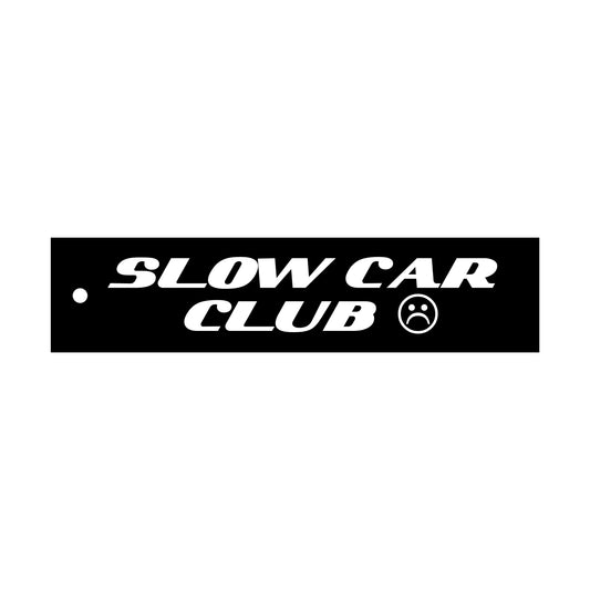"Slow Car Club" Flight Tag