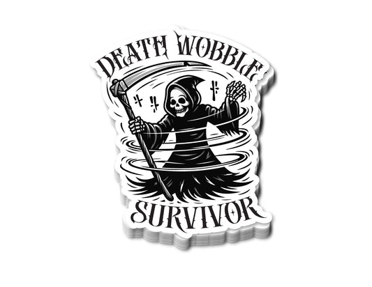 "Death Wobble Survivor" Sticker