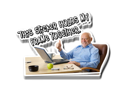 "Hold My Frame" Sticker