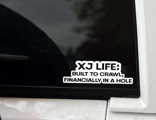 "XJ Life" Vinyl Decal