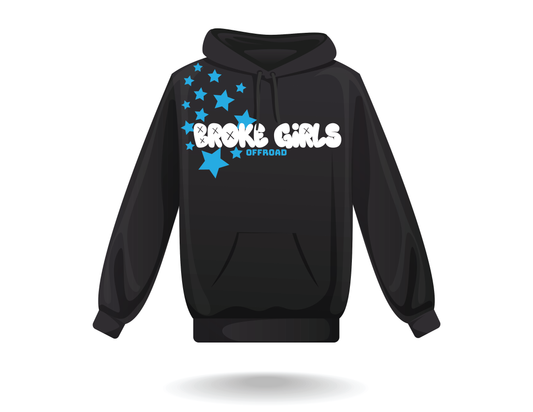 Broke Girls Starstruck Puff Print Hoodie