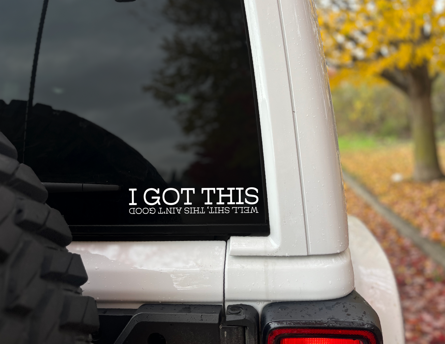 "Well Shit, This Ain't Good" Vinyl Decal