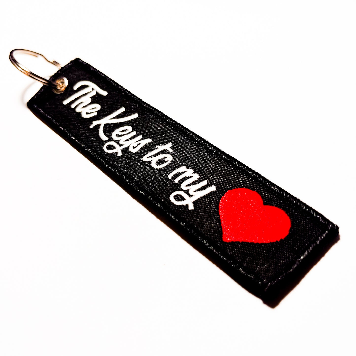 "Keys to My Heart" Flight Tag