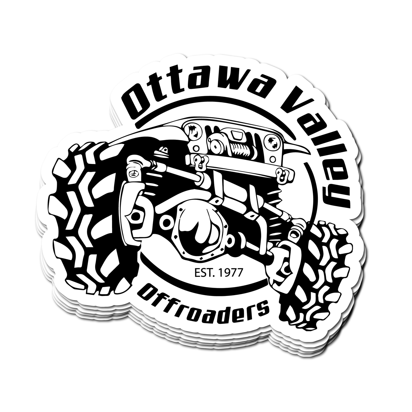 OVO Die Cut Stickers