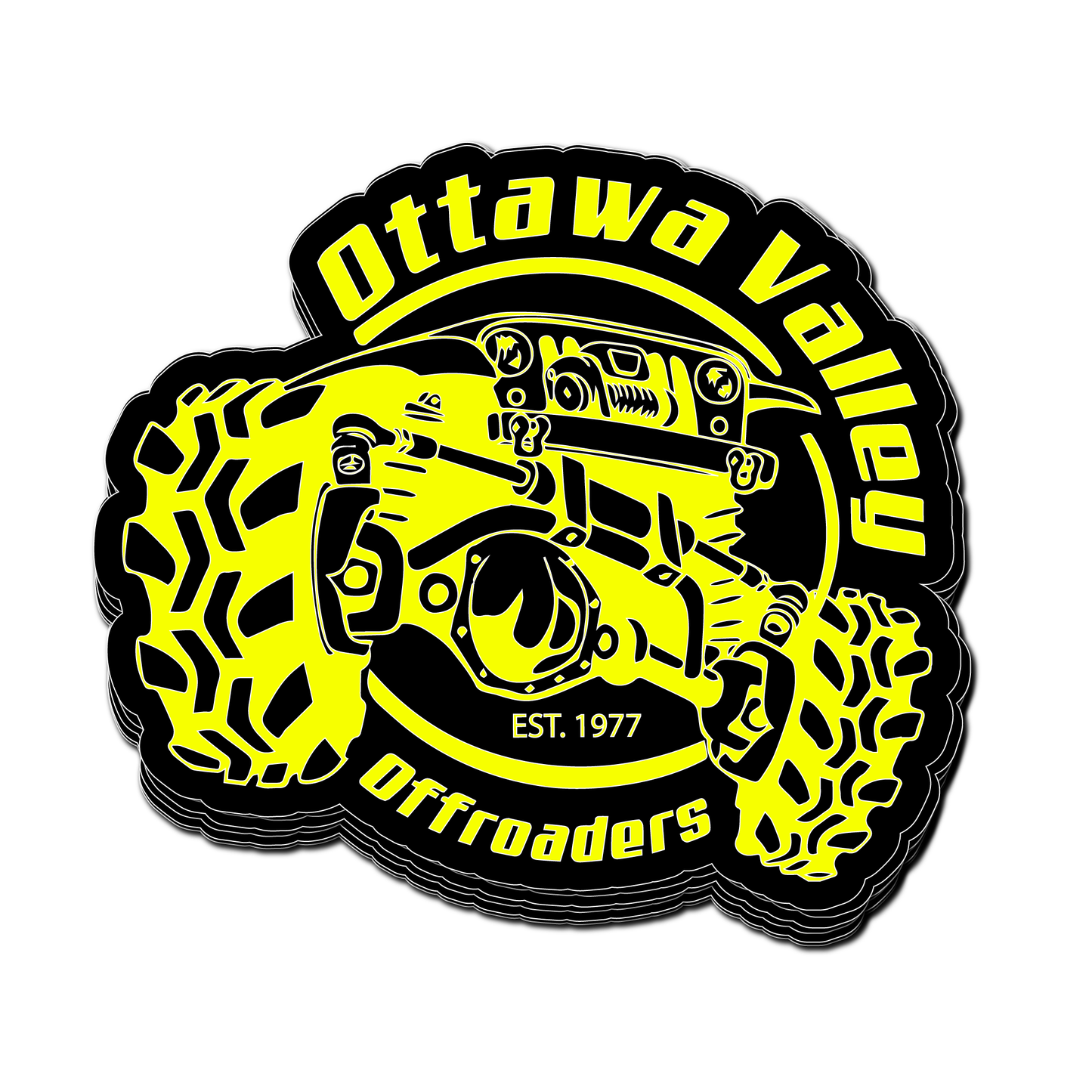 OVO Die Cut Stickers