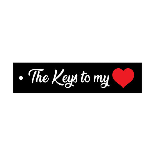 "Keys to My Heart" Flight Tag