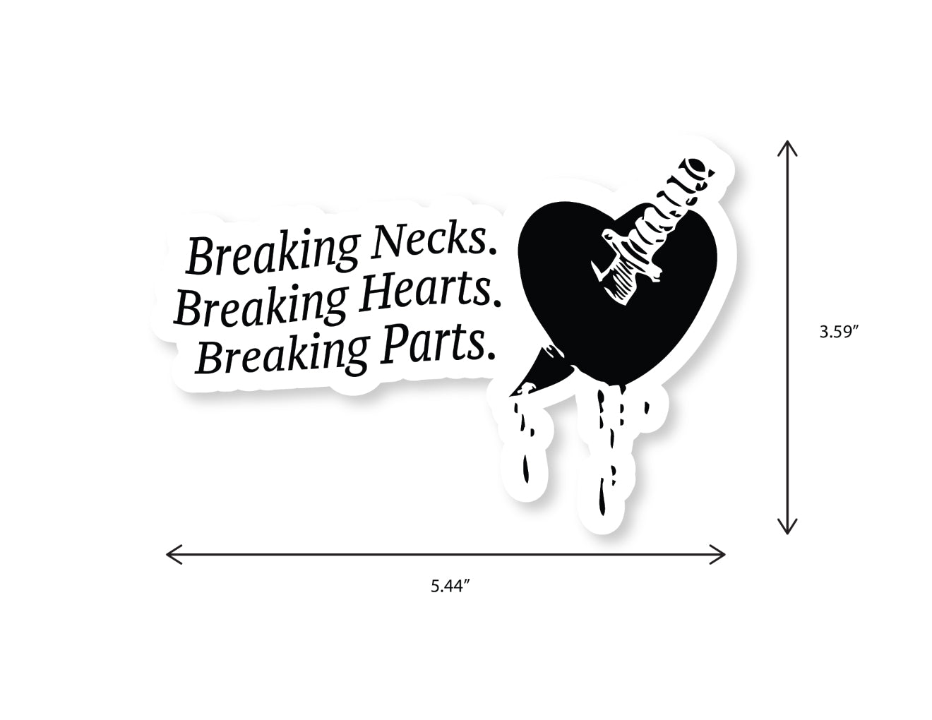"Heartbreaker" Sticker