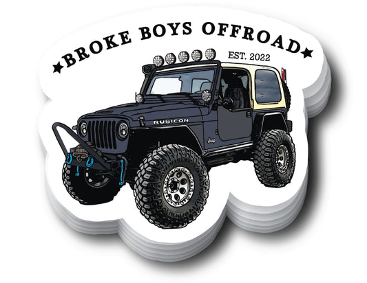 Broke Boys Offroad Logo Sticker